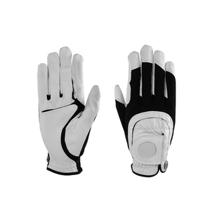 Gants de golf haut de gamme en gros, unisexes, en cuir Cabretta, imperméables, respirants, antidérapants, protection UV, main droite, personnalisables OEM - Product Image 1