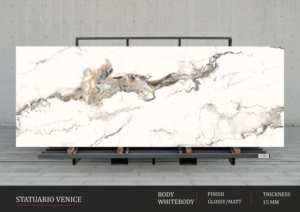 Exclusivos Muros Interiores de Lujo Diseñados con Baldosas de Porcelana Negra de Alto Brillo de 1200x3200 mm - Product Image 3