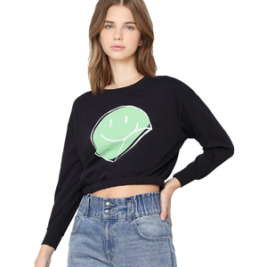 Sweat à capuche pour femme, col rond, streetwear, polaire 100% coton, logo personnalisé, vente en gros, couleur unie - Product Image 4