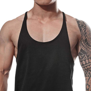 High Quality <b>Singlets</b> <b>for</b> <b>Men</b> Gym Workout Wear <b>Men's</b> Tank Top Made in Cotton Polyester Comfortable New Gym <b>Singlets</b> - Product Image 6