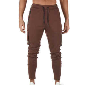 Pantalon de survêtement personnalisé pour hommes, pantalon de survêtement décontracté et solide avec cordon de serrage, pantalon surdimensionné Baggy Track avec logo imprimé - Product Image 3