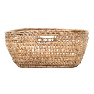 Open-woven rattan <b>basket</b> Handmade Storage <b>Basket</b> Wholesale eco-friendly Made in Viet Nam - Product Image 5