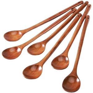 Ensemble de cuillères en bois personnalisables d'excellente qualité avec différentes tailles pour cuisiner, servir et remuer, disponible au prix d'exportation - Product Image 1