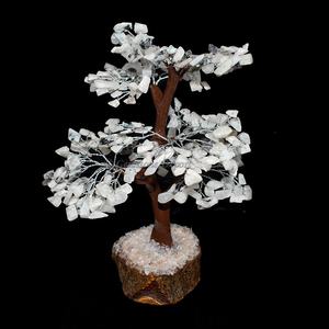 Wholesale 300-Chip Rainbow Moonstone High Quality Carved Natural <b>Crystal</b> Agate Stone Feng Shui Style Love <b>Tree</b> Mseal Healing - Product Image 1