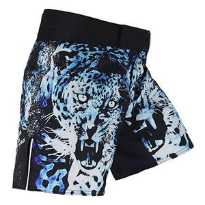 Pantalones cortos de MMA con estampado de logotipo personalizado 2023 para hombre, ropa de artes marciales de cintura media ligera de alta calidad, diferentes colores disponibles OEM - Product Image 6