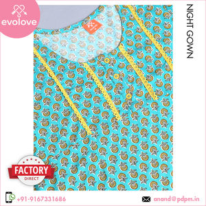 ชุดราตรีผ้าเรยอนสำหรับผู้หญิงชุดนอนผ้า100% สำหรับฤดูร้อนกำหนดขนาดและสีได้ - Product Image 4