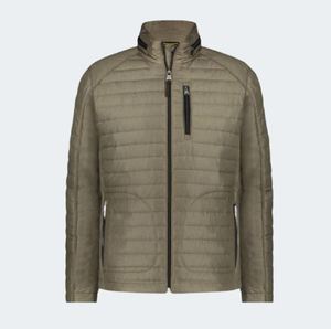 Vêtement d'extérieur pour homme de haute qualité en gros, tissé sur mesure, imperméable, décontracté, uni, coupe-vent, respirant, antibactérien, écologique, épais, bomber - Product Image 5