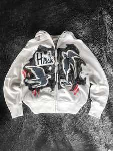 Premium Quality Customized Streetwear Screen Print Pullover Hoodie For Men's <b>100</b>%Cotton 500GSM Flees - Product Image 3