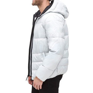 Chaqueta de Plumón de Invierno con Capucha para Hombre, Ropa de Calle, Chaqueta con Estampado, Abrigo de Plumón Grueso, Chaqueta con Capucha para Hombre - Product Image 4