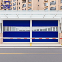 Porte rapide enroulable industrielle en tissu PVC, portes rapides à haute vitesse, porte en vinyle scellée pour usine alimentaire