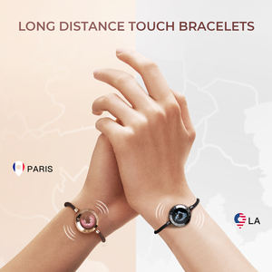 <span class=keywords><strong>Pulsera</strong></span> de Moda <span class=keywords><strong>TOTWOO</strong></span> Montaña y Mar, Pulseras Inteligentes con Emparejamiento Bluetooth de Larga Distancia, Joyería Elegante para Parejas - Product Image 5