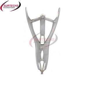 Applicateur de bande de castration nickelé Blue Economy Elastrator 8.75 ''Instrument chirurgical dentaire avec anneau en caoutchouc - Product Image 6