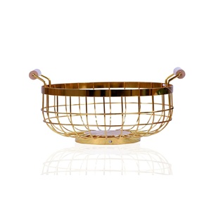 Tazón de fruta de Metal decorativo grande con forma de Wadi Bloom, llave artesanal moderna, decoración del hogar, cocina, borde ondulado, diseño festoneado - Product Image 4