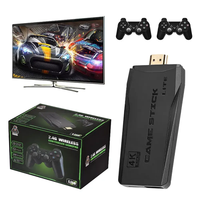 M8 4K Retro Game Stick - Consola Portátil de 64 GB con más de 20 000 Juegos Precargados y Control Inalámbrico