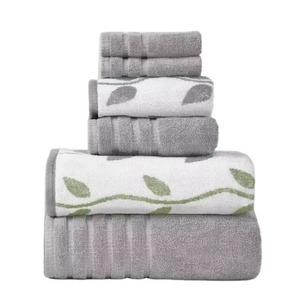 Toalla de baño de lujo de algodón 100% con diseño Jacquard bordado personalizado para uso doméstico características comprimidas patrón personalizado - Product Image 5