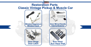 Jmen classique Vintage pour Willys MB CJ-2A CJ-3B Jeepster Wagon camion civil Jeep CJ personnalisé voiture pick-up Auto carrosserie pièces de rechange - Product Image 2