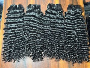 Calidad asegurada extensiones de cabello humano virgen indio textura suave y sin enredos estilo rizado en venta - Product Image 3