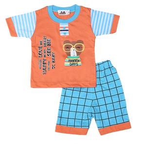 Traje de manga corta para niño 4546 - Melocotón - Product Image 1