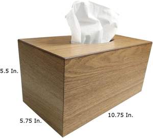 กล่องกระดาษทิชชู่ไม้แอชขนาดใหญ่หรูหรา - Product Image 4