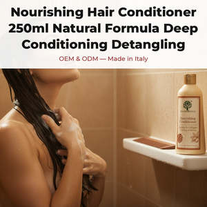 Après-shampoing nourrissant 250 ml à l'huile de coco, formule naturelle RedMoringa d'Italie pour un démêlage en profondeur, OEM, marque privée - Product Image 2