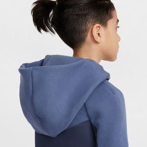 Taille personnalisée 100% coton Tech polaire à carreaux sweat à capuche pour enfants garçons filles XL fermeture éclair poche décontracté hiver - Product Image 3