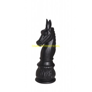 Juego de estatuillas de Caballero de ajedrez con cabeza de caballo, estatuas decorativas en oro, negro, blanco, plata, Decoración de mesa elegante para el hogar y la Oficina - Product Image 5