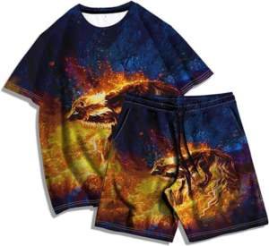 Casual <strong>Men's</strong> Wear Short Sleeve Sleeve T-<strong>Shirt</strong> Loose Half Shorts Solid <strong>Linen</strong> <strong>Shirt</strong> <strong>Men's</strong> Spot - Product Image 4