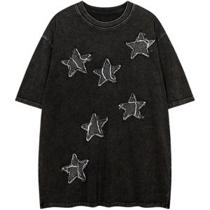 T-shirt lavé à l'acide bon marché personnalisé OEM pour hommes T-shirts en gros à bas prix T-shirts pour hommes avec le logo de l'entreprise - Product Image 1