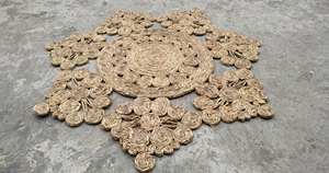 Proveedor de alfombrillas de algas marinas de Vietnam, alfombrillas de algas marinas hechas a mano naturales ecológicas para decoración de sala de estar y jardín - Product Image 4