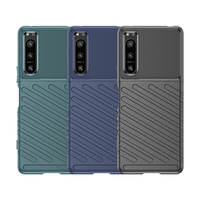 Coques de téléphone souples antichoc en TPU de luxe, anti-traces de doigts, couleur unie, compatibles avec plusieurs marques, modèle MOF-003 par Thunder Back Cover