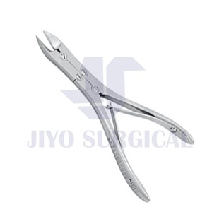 CE ISO CERTIFICADO BEYER BONE RONGEUR DOBLE ACCIÓN CURVO ORTOPEDICO NEURO INSTRUMENTOS QUIRÚRGICOS - Product Image 3