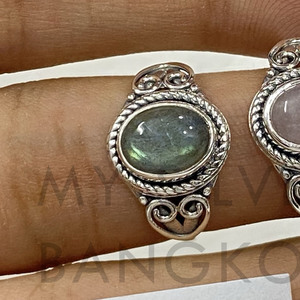 Handcrafted Oval Cut Gemstone <b>Ring</b> <b>Crafted</b> From 925 Sterling Silver Fine Jewelry Silver At Bulk Wholesale Price Perfect For Her - Product Image 3