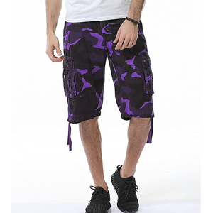 Pantalones cortos cargo de secado rápido de alta calidad para hombre con personalización OEM 100% algodón nuevo diseño con bolsillo frontal patrón sólido venta en línea - Product Image 2