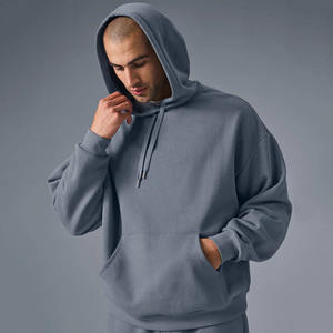 Vente en gros Pull à capuche surdimensionné Sweat à capuche unisexe Design personnalisé Impression de logo Coton épais et lourd mélangé Streetwear Sweats à capuche pour hommes - Product Image 1