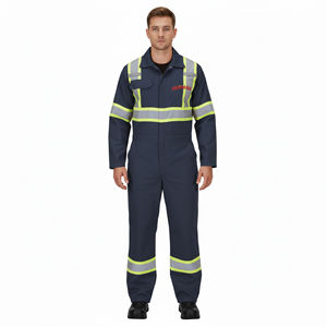industrial coverall designed for daily industrial work use hi vis coverall practical lightweight uniform clothing coverall - Product Image 6