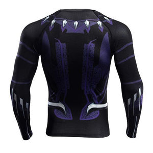 Rash Guard de marque privée sur mesure, matériau en nylon long de nouvelle conception pour le MMA et la natation à faible quantité minimale de commande, meilleure vente - Product Image 5