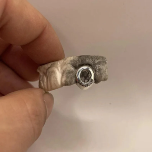 กริล925ละเอียดเงินสเตอร์ลิงสำหรับผู้ชายและผู้หญิงที่มีฟันเงินเป็นของขวัญเครื่องประดับสำหรับผู้ชายและผู้หญิง - Product Image 3