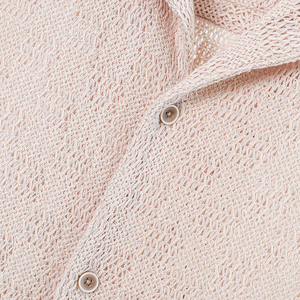 เสื้อเชิ้ตผู้ชายลำลองฤดูร้อน แขนสั้น ผ้าฝ้าย สีเบจ ขายส่ง - Product Image 4