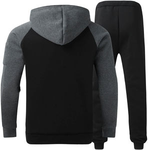 Chándal deportivo informal de alta calidad para hombre, chándal de manga larga de 2 piezas de talla grande, chándal deportivo, pantalones activos de otoño - Product Image 3