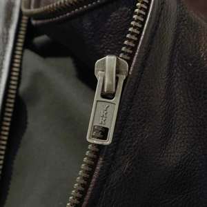 Chaqueta de Cuero Genuino de Alta Calidad, Estilo Urbano, Tendencia 2026, Talla Grande, Informal, con Logotipo Personalizado, para Motocicleta - Product Image 6