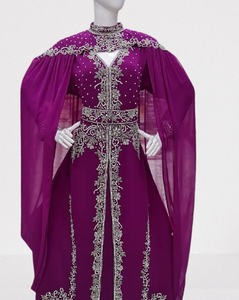 Modern Moroccan Islamic Kaftan for Women Long Floor-Length Beach Dress with Breathyable Long Sleeve ODM <b>Supply</b> - Product Image 3