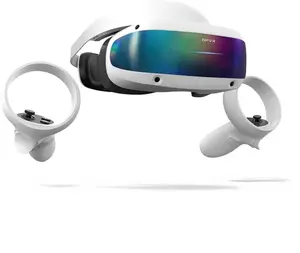Headset VR E4 Elite baru, Headset PCVR dengan pengontrol, Headset realitas Virtual untuk game PC, mendukung game SteamVR