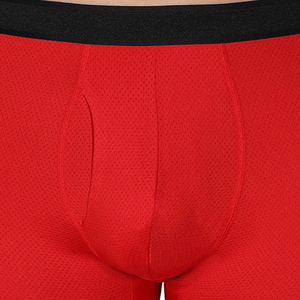 Sous-vêtements pour hommes en gros, logo personnalisé, couleur unie classique, respirant, sans couture, antibactérien, confortable, de haute qualité, élastique - Product Image 6