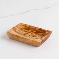 Étagères de salle de bain rustiques faites à la main en bois d'olivier naturel tunisien ArtisRaw, porte-savon, finition de surface, garantie 5 ans