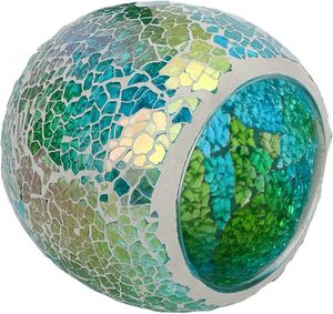 Soporte de luz de té de mosaico de vidrio de diseñador para decoración de sala de estar de lujo hermoso soporte de luz de té de mosaico hecho a mano a precio barato - Product Image 4