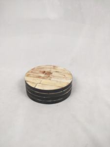 Custom Creative <b>White</b> Stone Inlay <b>Coaster</b> Eco-Friendly Christmas Home Kitchen Decor Screen Printing Wine Mat Pads Gift India - Product Image 6