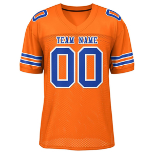 Vêtements de sport, maillots de football américain, OEM, maille polyester, séchage rapide, respirant, logo d'équipe personnalisé, numéros nominatifs, sublimation - Product Image 5