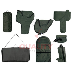 กระเป๋าหมวกกันน็อคม้าพร้อมสายรัดยืดหยุ่นเคลือบกันน้ำกระเป๋าเก็บของพิเศษและวัสดุทนทานสำหรับใช้งานนาน - Product Image 4