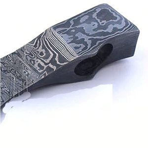 Tête de hache en acier damas sur mesure avec des conceptions uniques idéales pour le camping Bushcraft Artisan Tools et DIY Wood Projects - Product Image 6