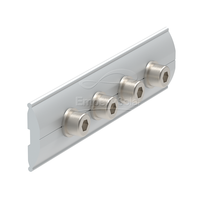 Accessoires de support de panneau solaire Connecteur de rail en aluminium AL6005-T5 Système de montage solaire pour toiture, abri de voiture et sol